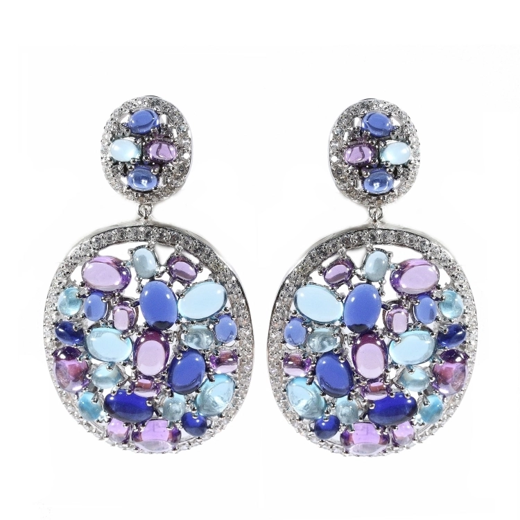 Сережки Cabochon EJD068-1