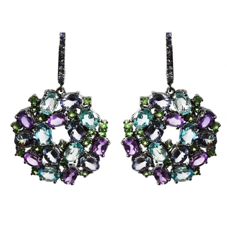 Сережки Rubies and Sapphires EKN207