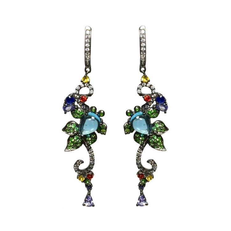 Сережки Rubies and Sapphires ESJ092BT