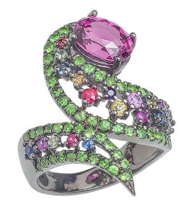 Каблучка Rubies and Sapphires RSJ417