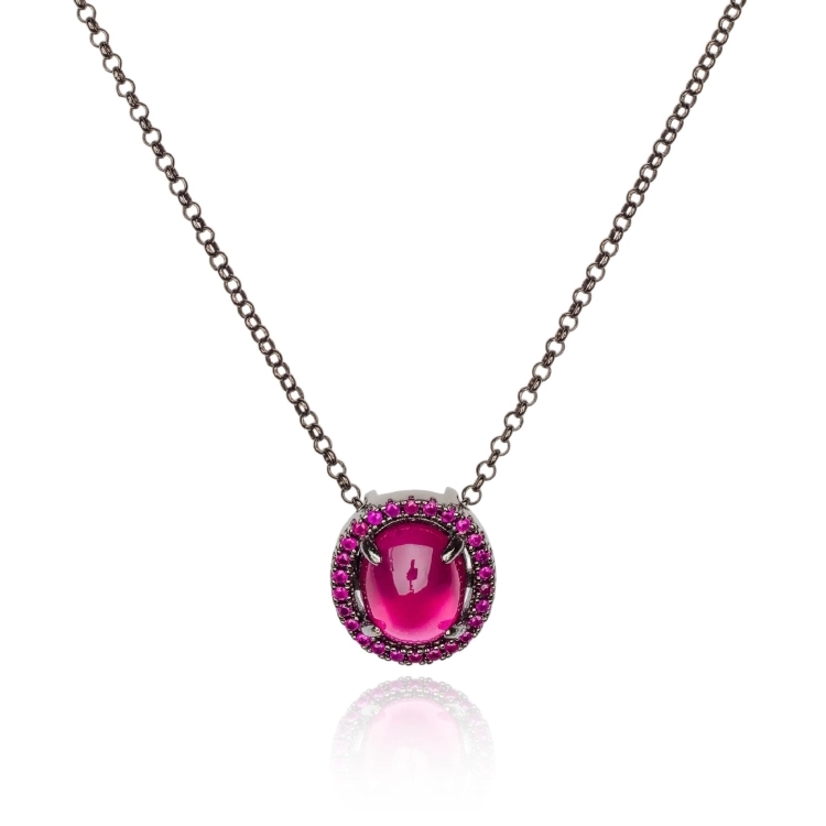 Колье Rubies and Sapphires NSK123R-M