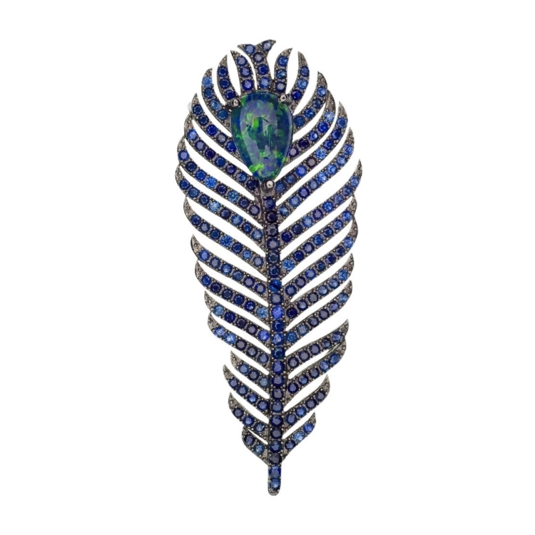 Брошка-кулон Rubies and Sapphires BRSK743-1