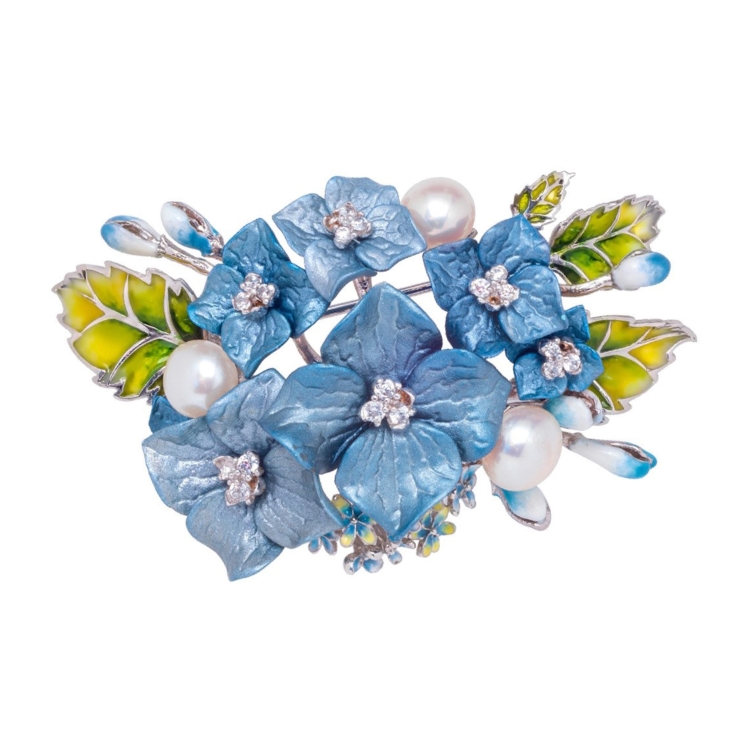 Брошка-кулон Hydrangea BRGA362