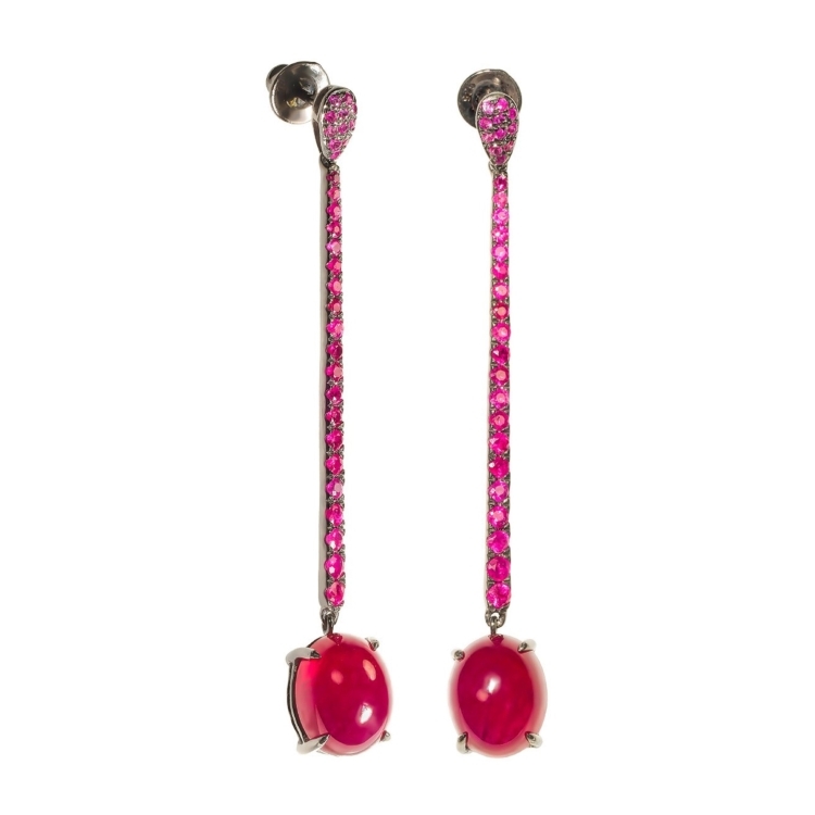 Сережки Rubies and Sapphires ESJ434