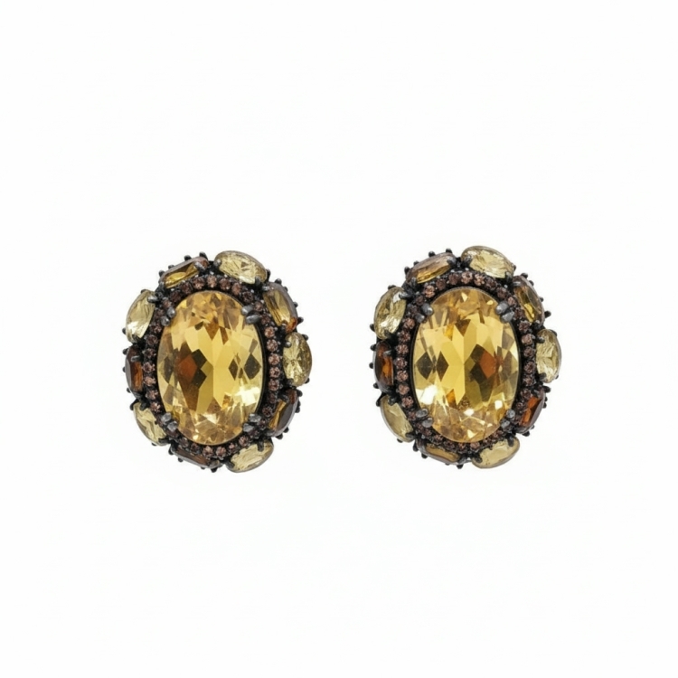 Сережки Rubies and Sapphires EKN392