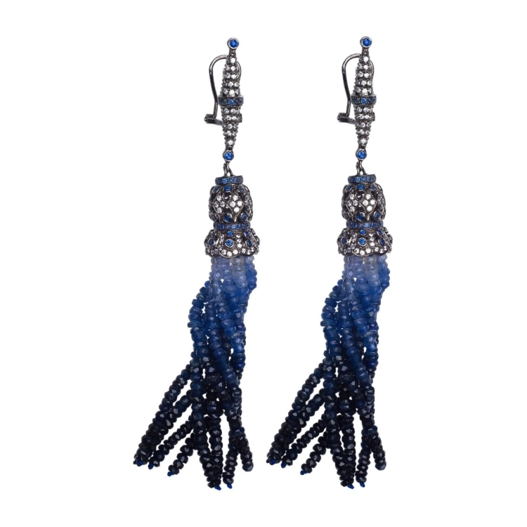 Сережки Rubies and Sapphires ESJ098S