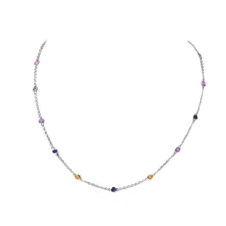 Кольє Rubies and Sapphires NSJ149MC