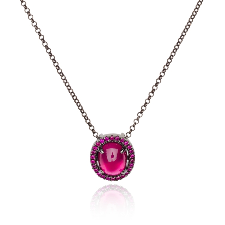 Колье Rubies and Sapphires NSK123R-M