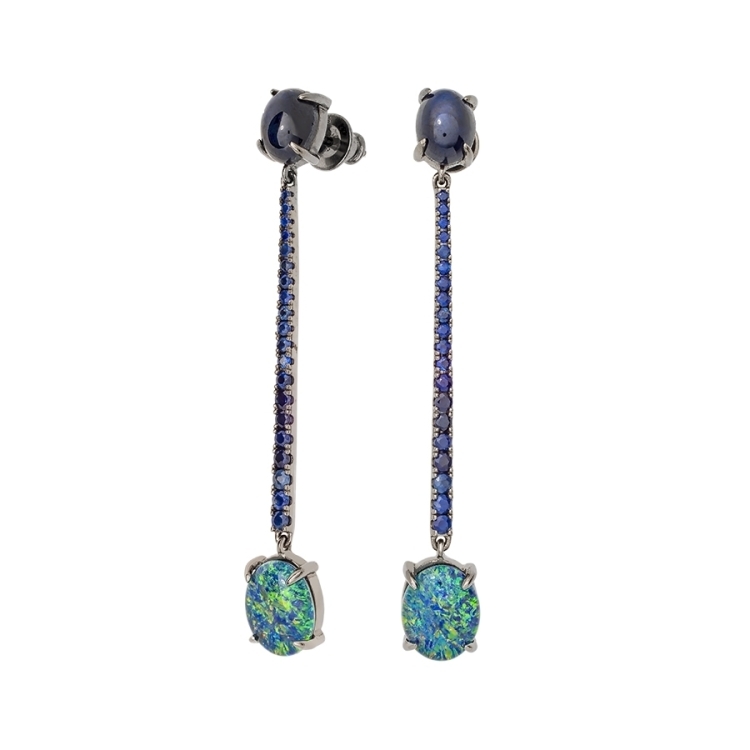Сережки Rubies and Sapphires ESK434OP