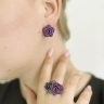 Сережки Rubies and Sapphires ESK663RR