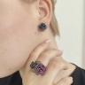 Сережки Rubies and Sapphires ESK666S