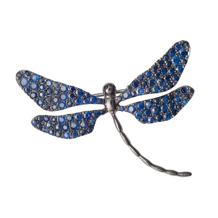 Брошка-кулон Rubies and Sapphires BRSK206S