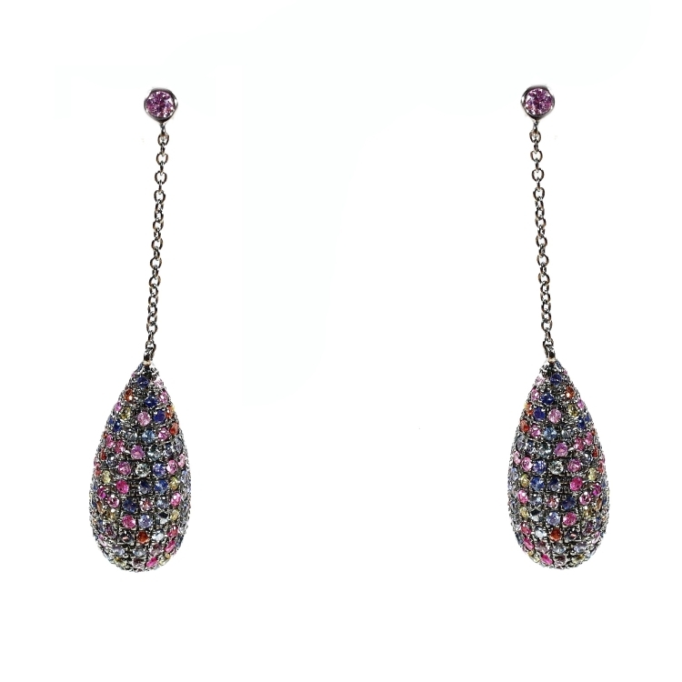 Сережки Rubies and Sapphires ESJ115
