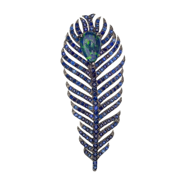 Брошка-кулон Rubies and Sapphires BRSK743-1