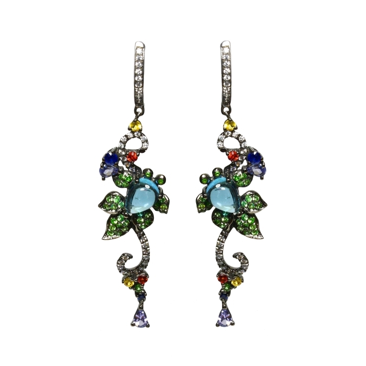 Сережки Rubies and Sapphires ESJ092BT
